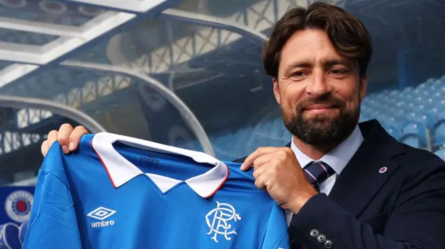 Russell Martin is unveiled as the new Head Coach of Rangers Football Club at Ibrox Stadium