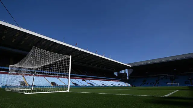 A general view of  Villa Park 