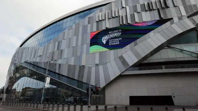 A general view of the Tottenham Hotspur stadium