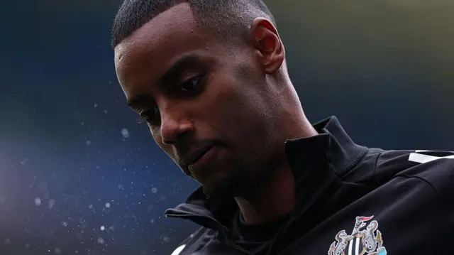 Alexander Isak during the Premier League match between Brighton and Newcastle United at the Amex on 4 May, 2025