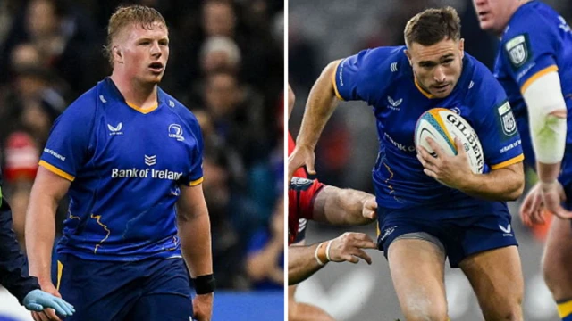 Paddy McCarthy and Jordan Larmour