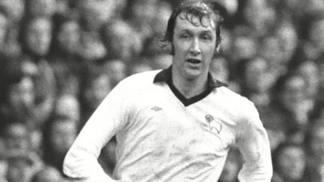 Rod Thomas in action for Derby County
