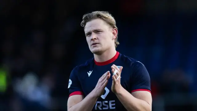 Alex Samuel in action for Ross County