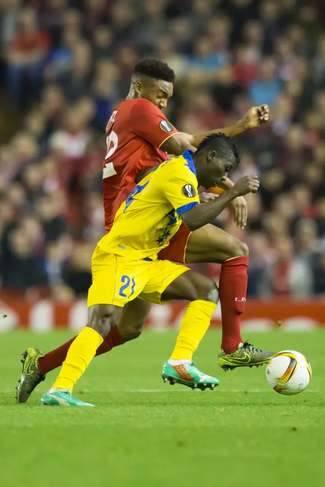 Joe Gomez and Ebenezer Assifuah