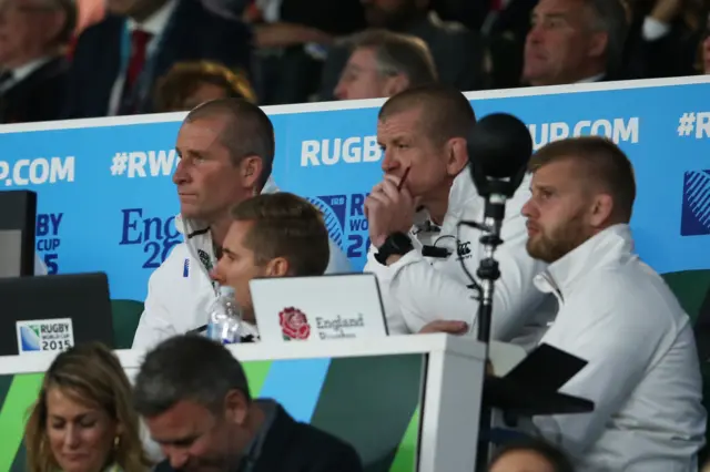 Stuart Lancaster and Graham Rowntree