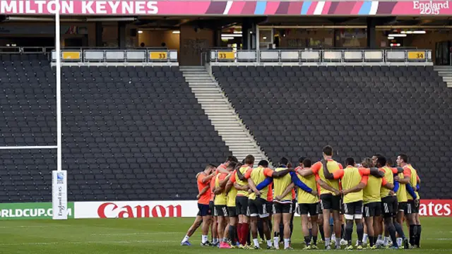 France train at Stadium MK