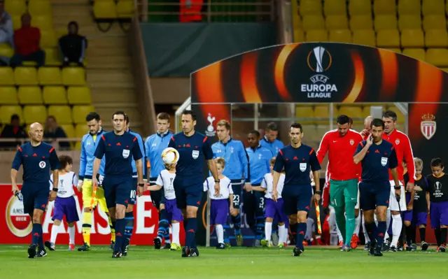 Monaco v Tottenham