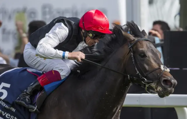 Frankie Dettori on Golden Horn