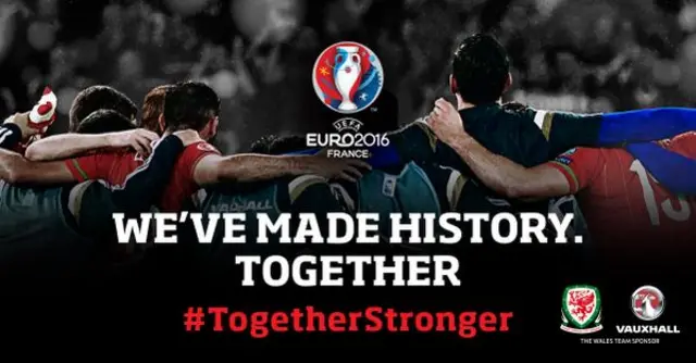 Wales celebrate