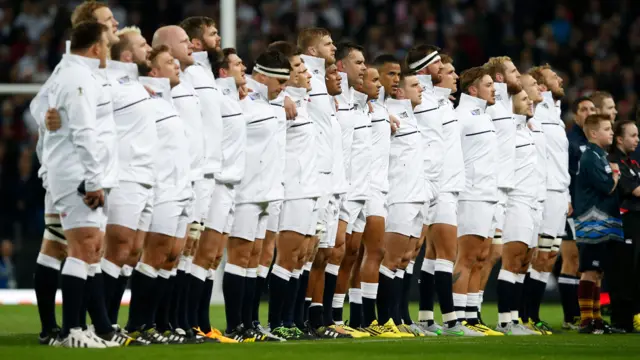 England line-up