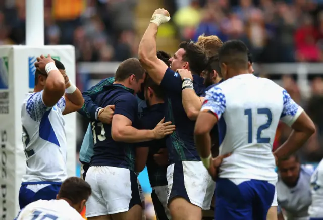 Scotland celebrate
