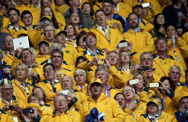 Australia fans
