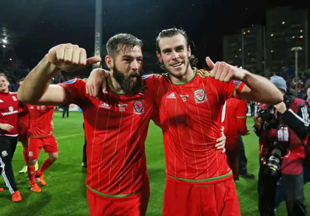 Gareth Bale and Joe Ledley