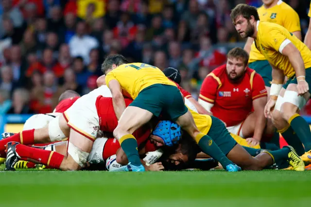 Wales fail to score the try
