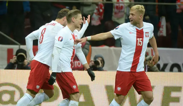 Poland celebrate