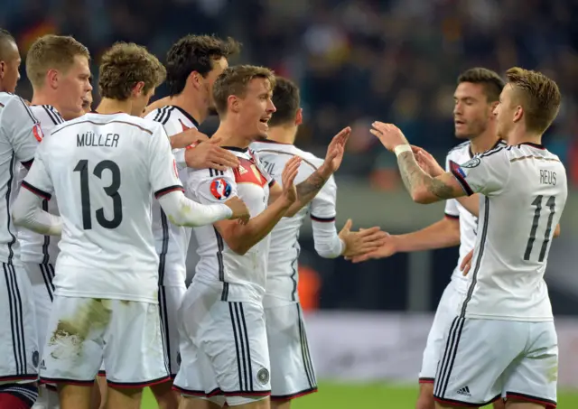 Germany celebrate