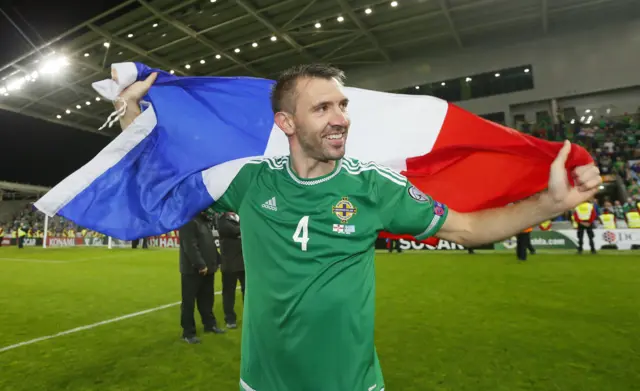 Northern Ireland celebrate