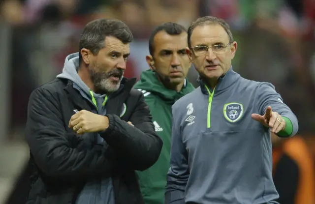 Roy Keane and Martin O'Neill