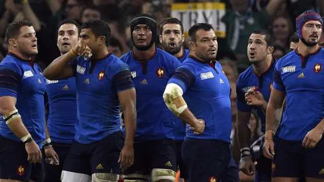 France look dejected