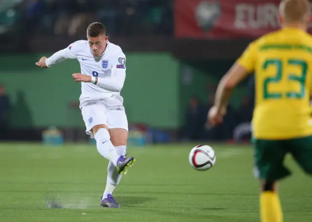 Ross Barkley scores England's opening goal