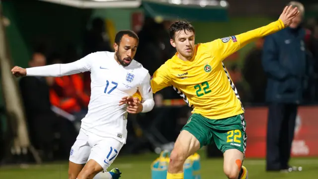 Andros Townsend v Lithuania