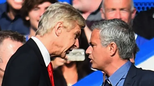 Arsene Wenger and Jose Mourinho