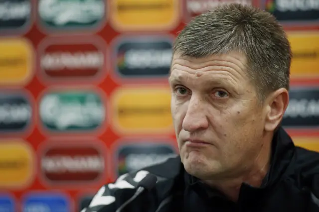 Lithuania’s head coach Igoris Pankratjevas