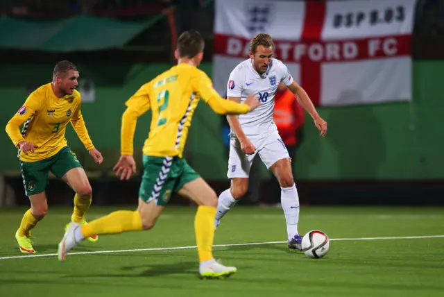 England striker Harry Kane