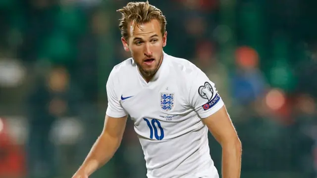 England striker Harry Kane