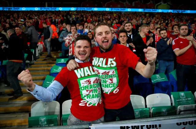 Wales fans