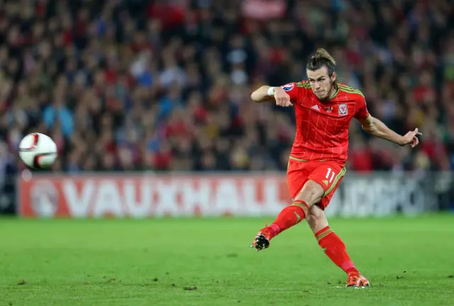 Gareth Bale free-kick