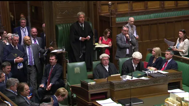 John Bercow in the Commons