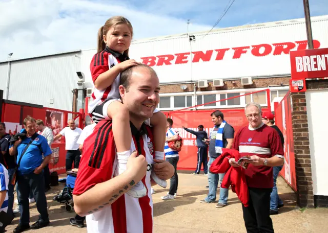 Brentford fans