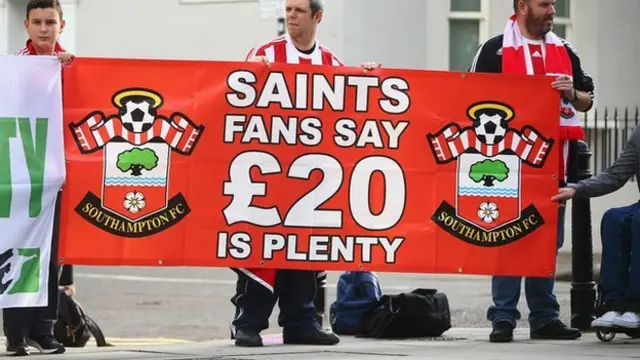 Southampton fans