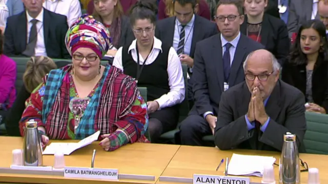 Camila Batmanghelidjh and Alan Yentob