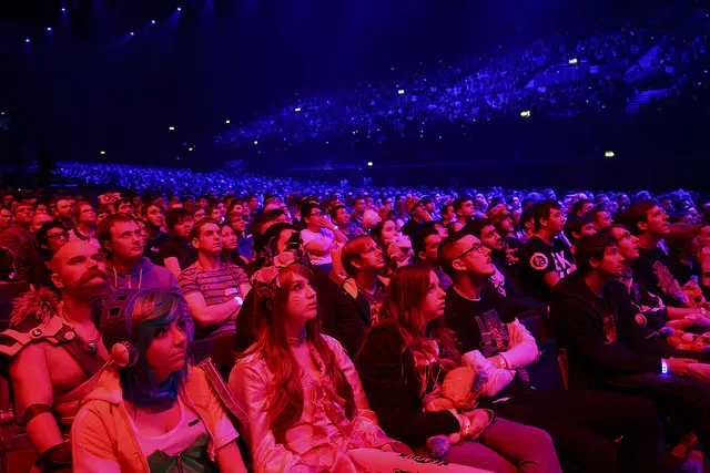 Wembley esports crowd