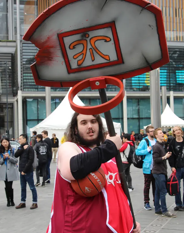 Cosplayer at Wembley
