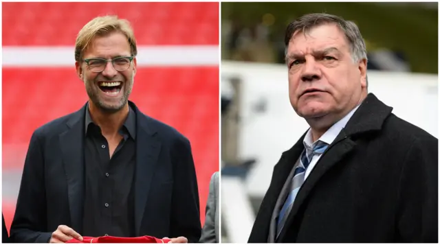 Jurgan Klopp and Sam Allardyce