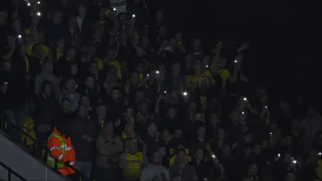 Watford fans' phones