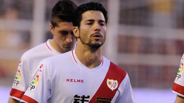 Rayo Vallecano striker Javi Guerra