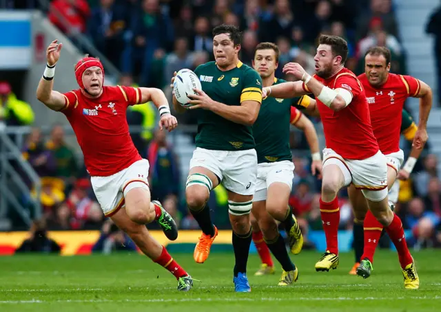 South Africa v Wales