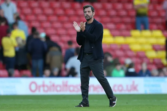 Watford manager Quique Sanchez Flores