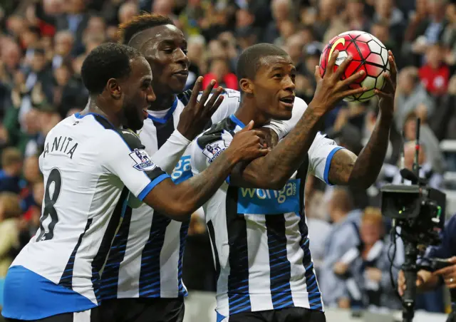 Newcastle celebrate