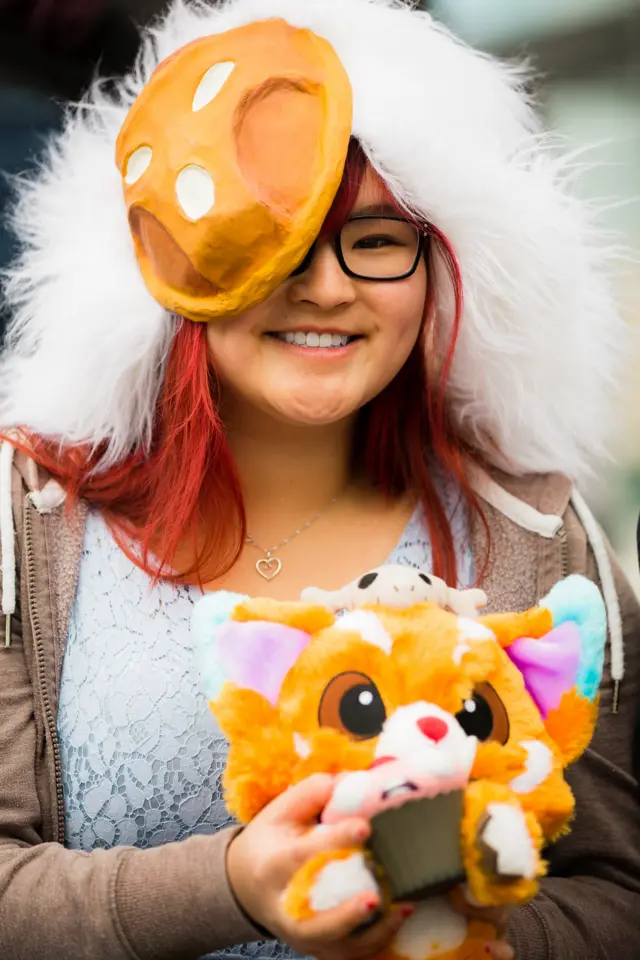 A cosplayer