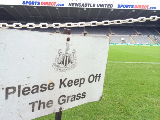 St James' Park pitch