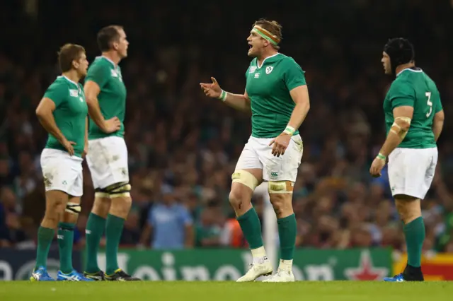 Jamie Heaslip of Ireland