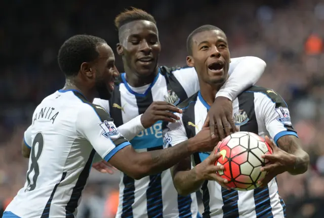 Newcastle celebrate