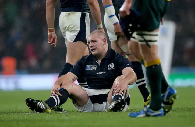 Scotland's Gordon Reid at full-time