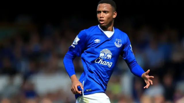 Brendan Galloway of Everton