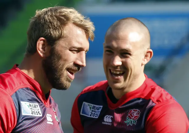 Chris Robshaw and Mike Brown